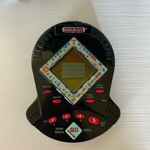 Hasbro Monopoly Jackpot Electronic Handheld Slots Game - Works!